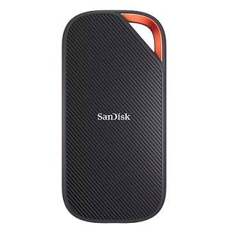 כונן אחסון SSD נייד חיצוני סאנדיסק SanDisk SDSSDE82-4T00-G25 Extreme PRO with USB4 4TB Read 3800MB/s Write 3700MB/s